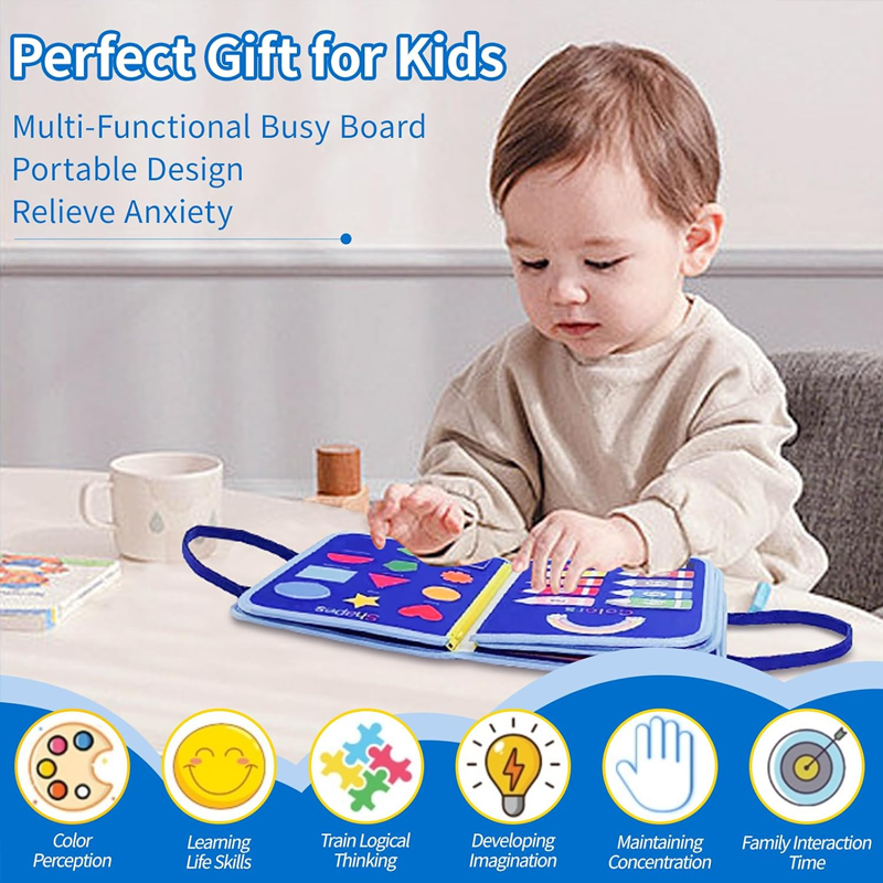 New Busy Board for Toddlers Se - Kids Education Content ulasan dan harga