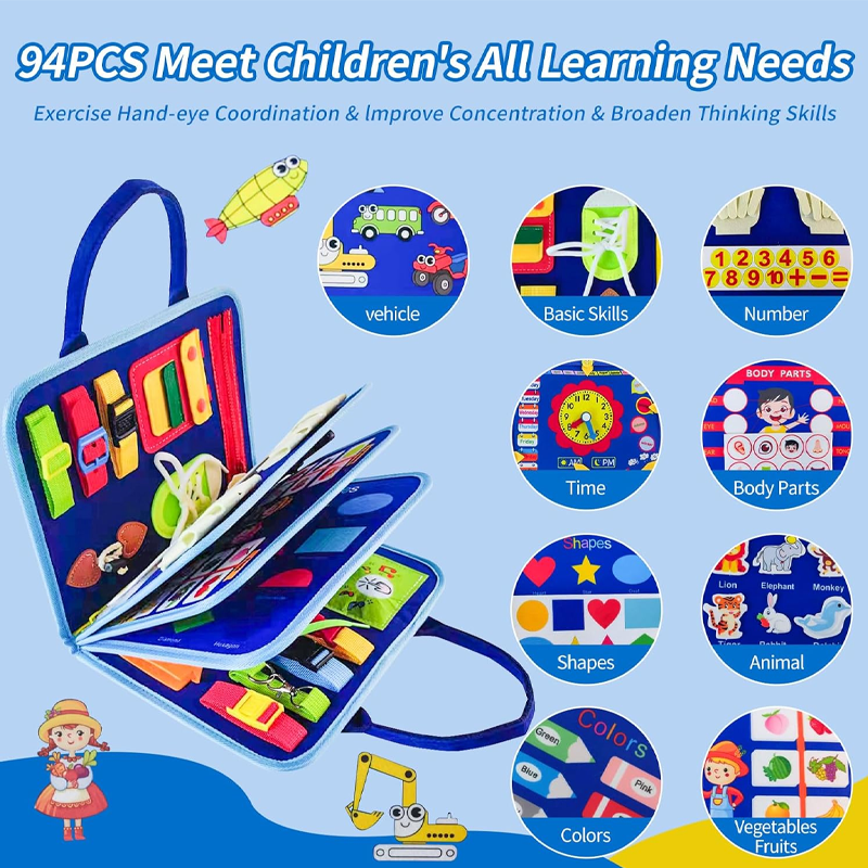 New Busy Board for Toddlers Se - Kids Education Content ulasan dan harga