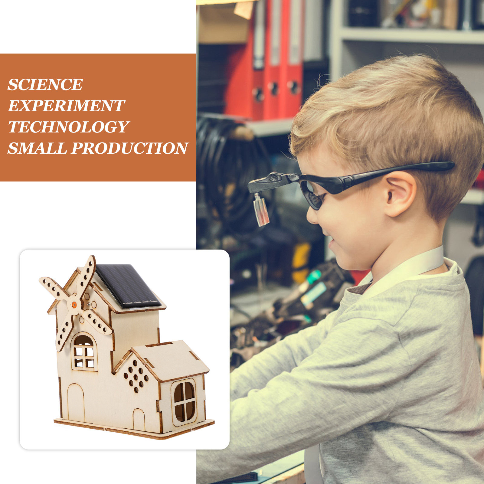 1Set Solar Windmill DIY Scienc - Kids Education Kit ulasan dan harga