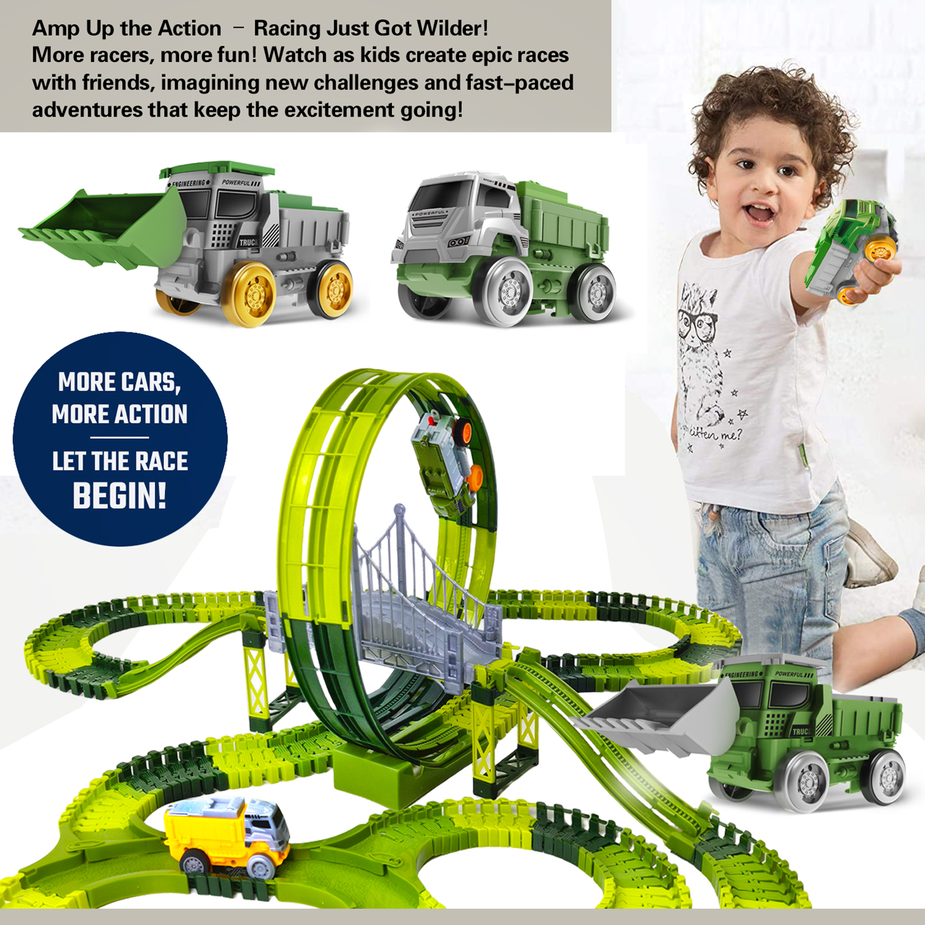 Dinosaur Toy Race Track Featur - Kids Education Things ulasan dan harga