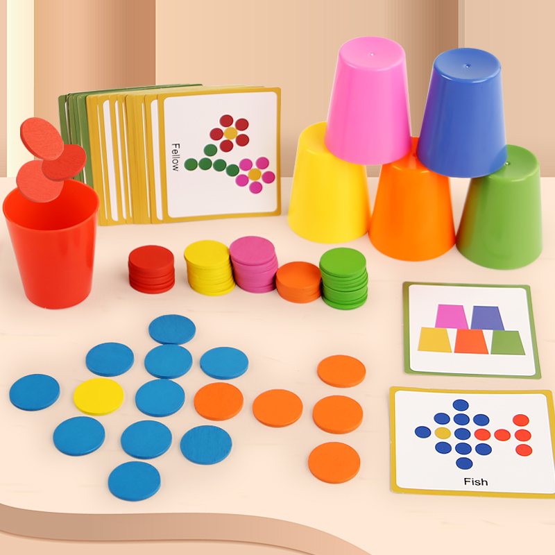 Children's Stacked Cup Game Fu - Kids Education Table ulasan dan harga