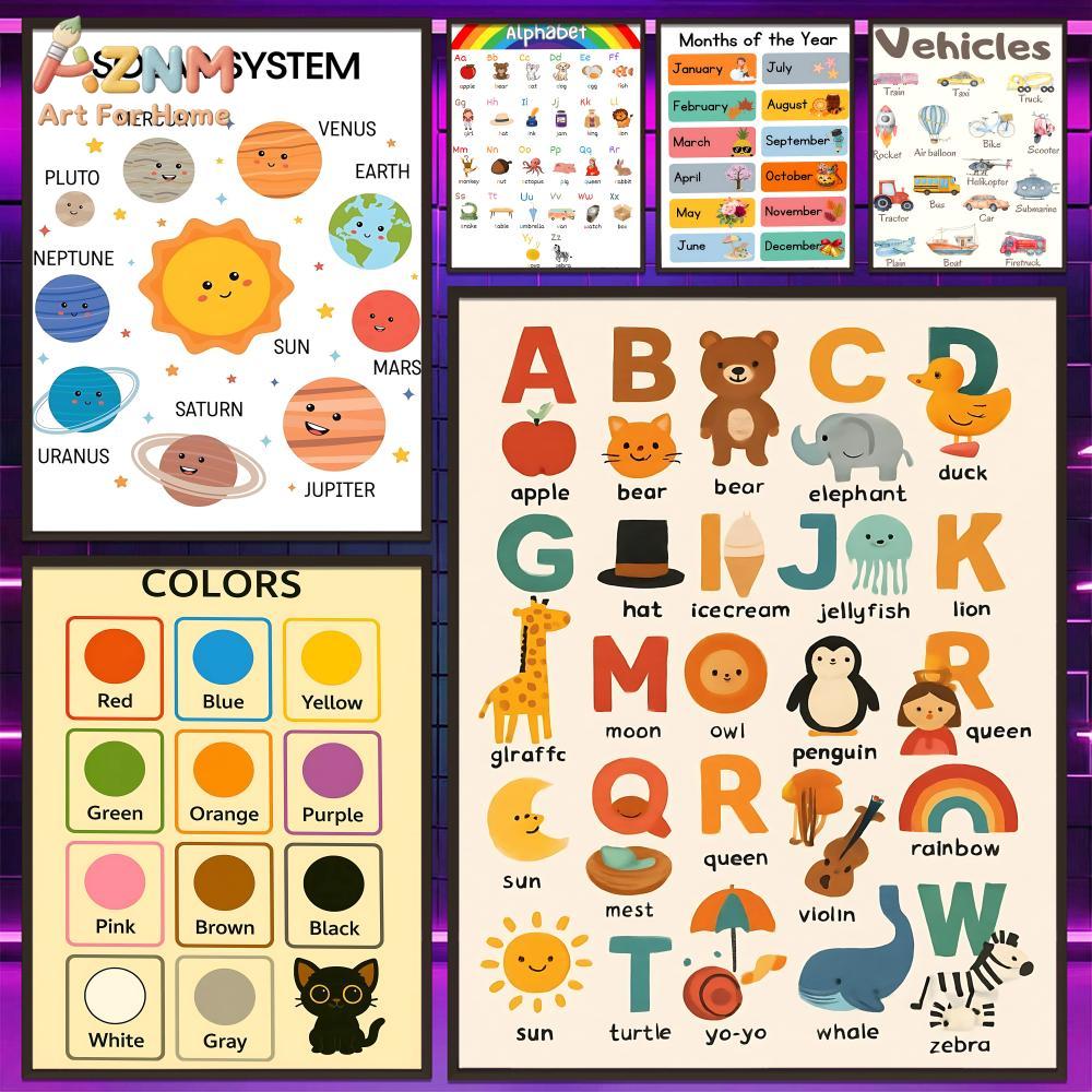 AZNM Kids Educational Canvas W - Kids Education Learning ulasan dan harga