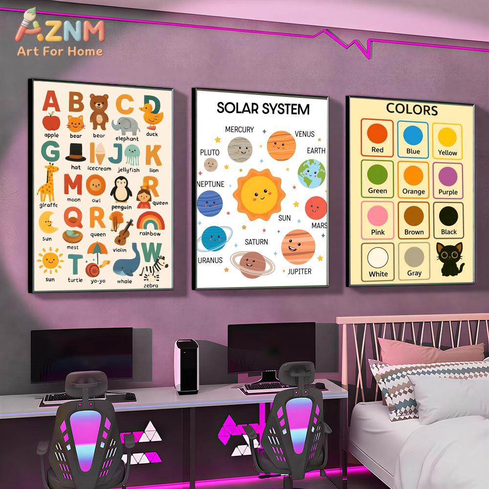 AZNM Kids Educational Canvas W - Kids Education Learning ulasan dan harga