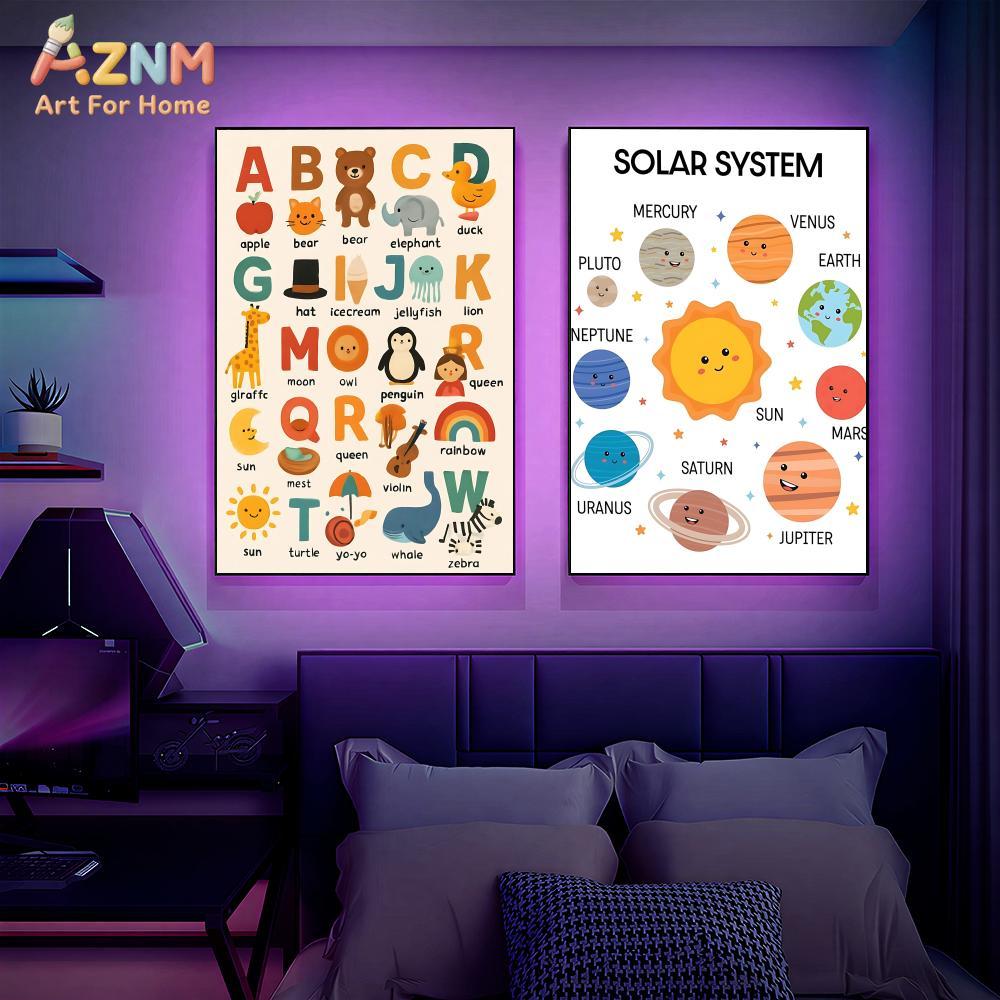 AZNM Kids Educational Canvas W - Kids Education Learning ulasan dan harga