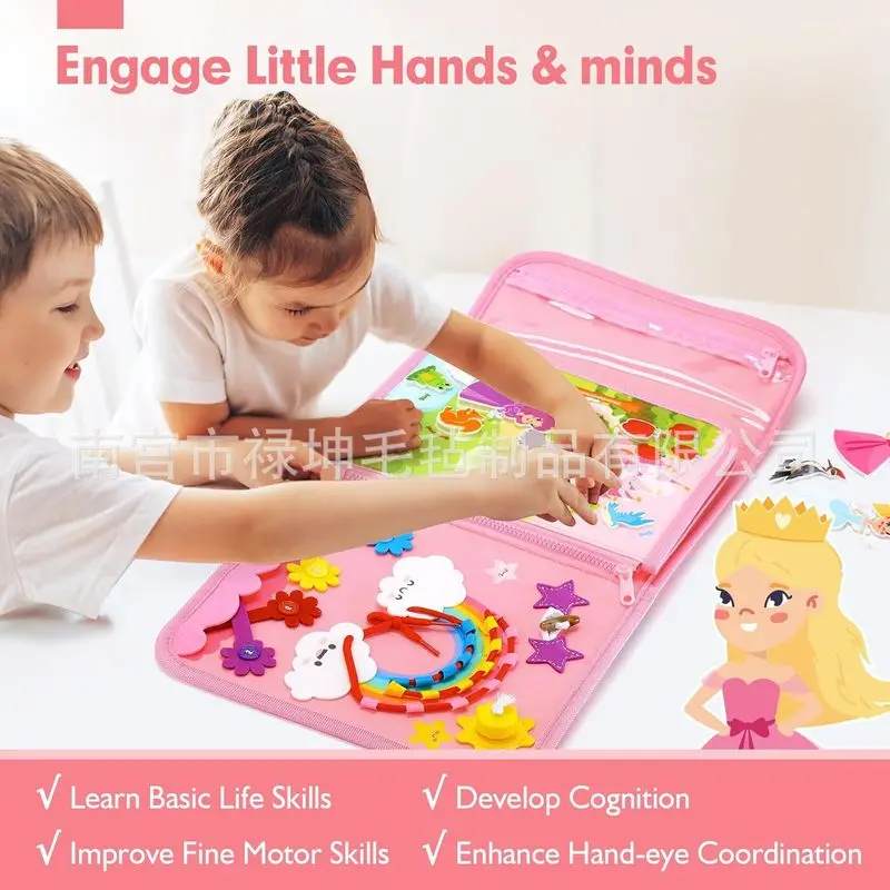 Princess Montessori Felt Busy  - Kids Education Books ulasan dan harga