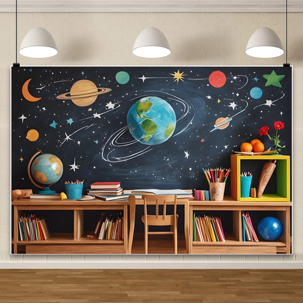 Back to School Backdrop Decora - Background For Kids Education ulasan dan harga