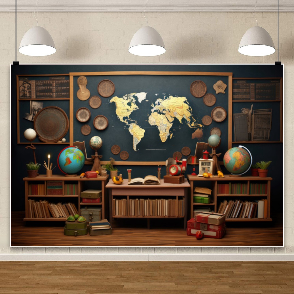 Back to School Backdrop Decora - Background For Kids Education ulasan dan harga