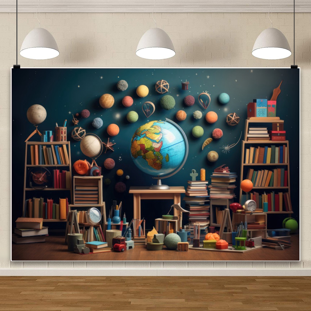 Back to School Backdrop Decora - Background For Kids Education ulasan dan harga