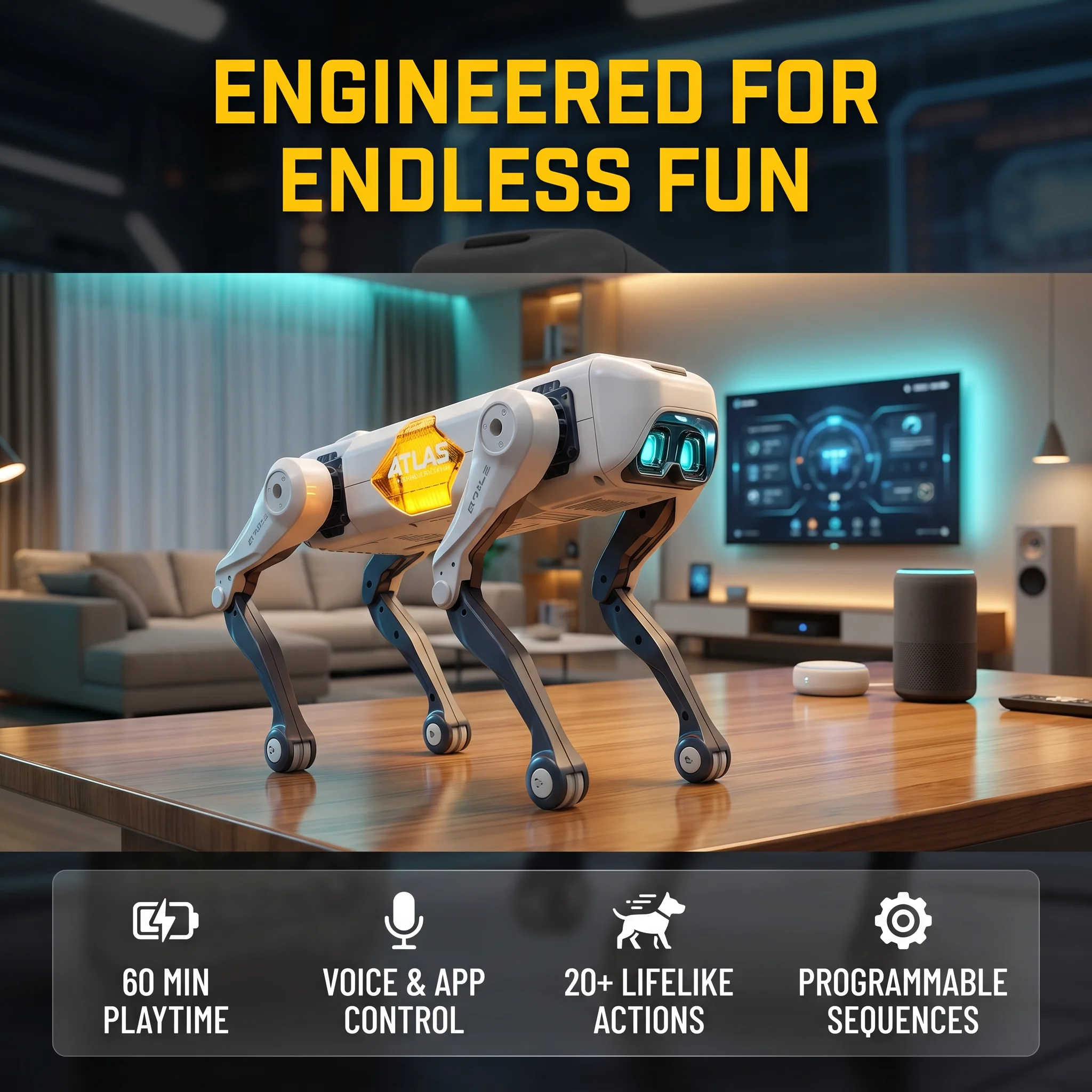 AI Smart Robot Dog, Voice & AP - Kids Education Things ulasan dan harga