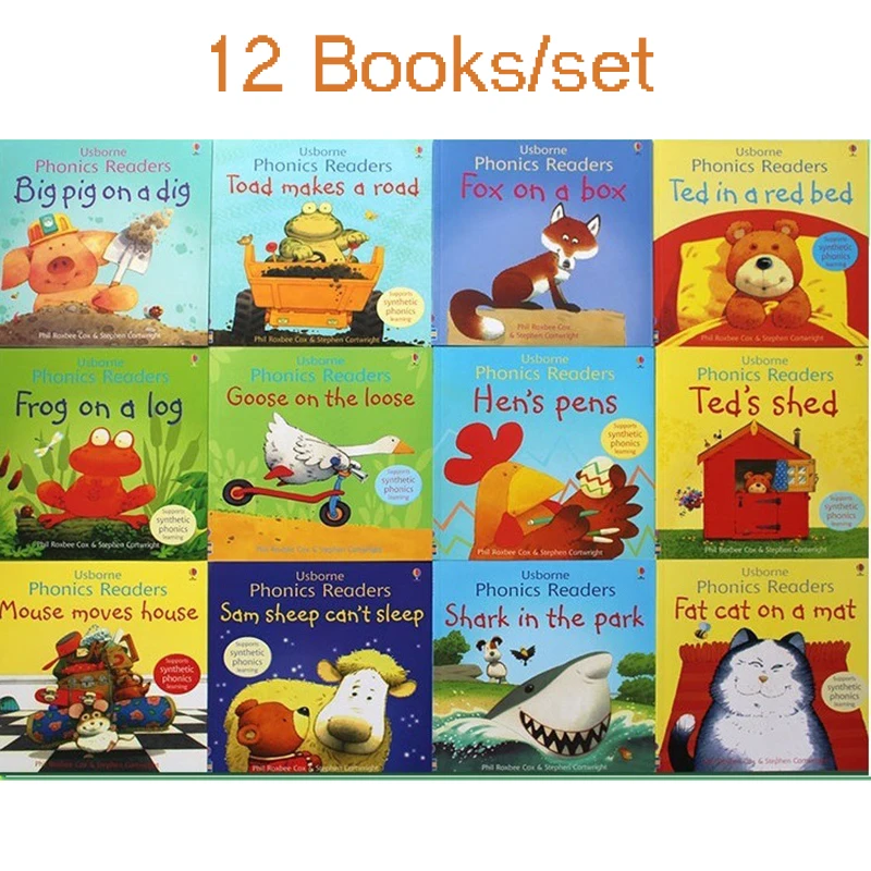 12Books for 1 Set Kids Usborne - Kids Educational Reader ulasan dan harga