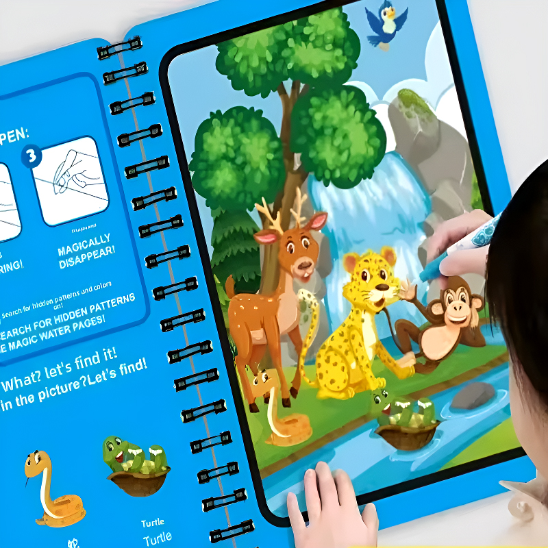 Magical Book Water Drawing Mon - Kids Education Laptop ulasan dan harga