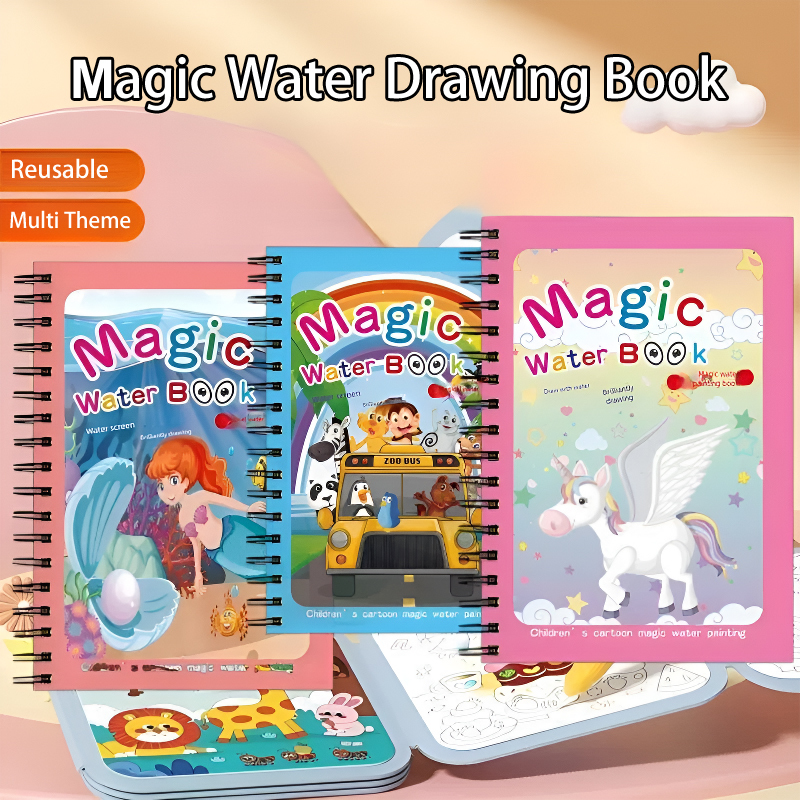 Magical Book Water Drawing Mon - Kids Education Laptop ulasan dan harga