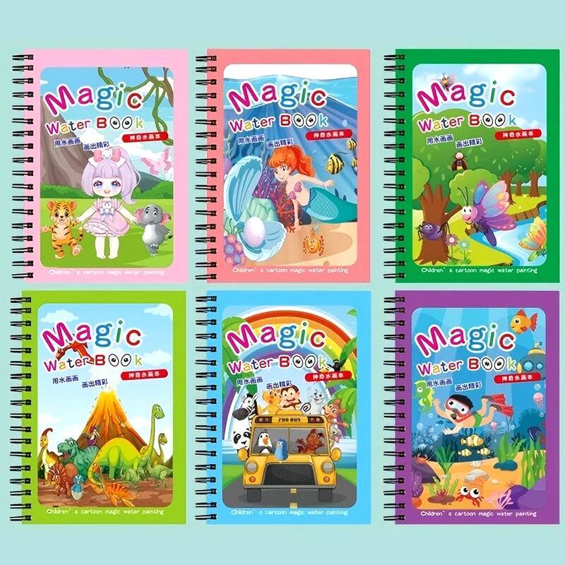 Magical Book Water Drawing Mon - Kids Education Laptop ulasan dan harga