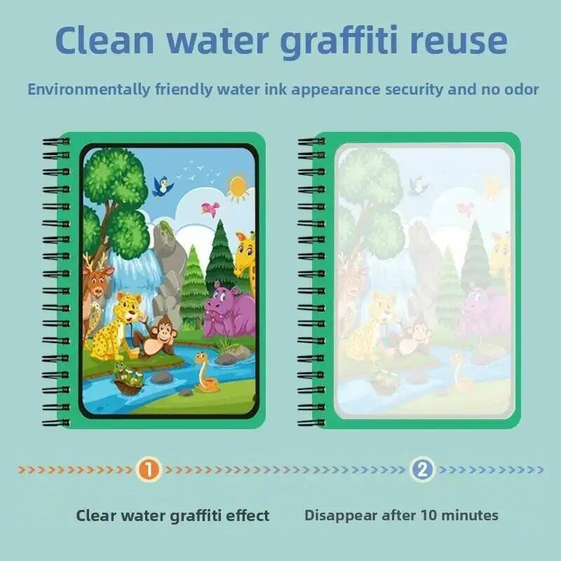 Magical Book Water Drawing Mon - Kids Education Laptop ulasan dan harga