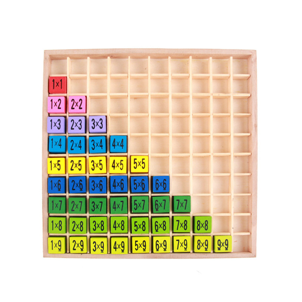 1Pcs Wooden Multiplication Tab - Kids Education Table ulasan dan harga