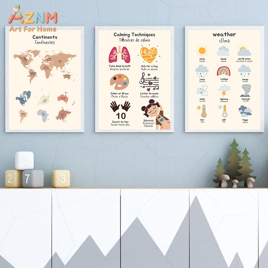 AZNM Bilingual Spanish English - Kids Education Yes ulasan dan harga