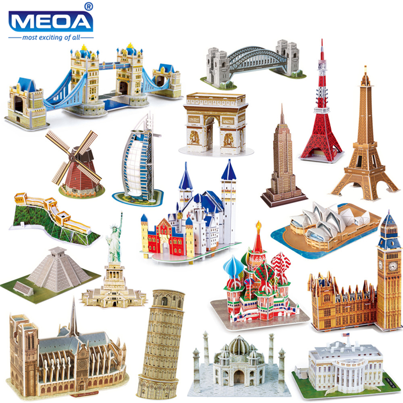 40 Style World Famous Architec - Puzzle Map World ulasan dan harga
