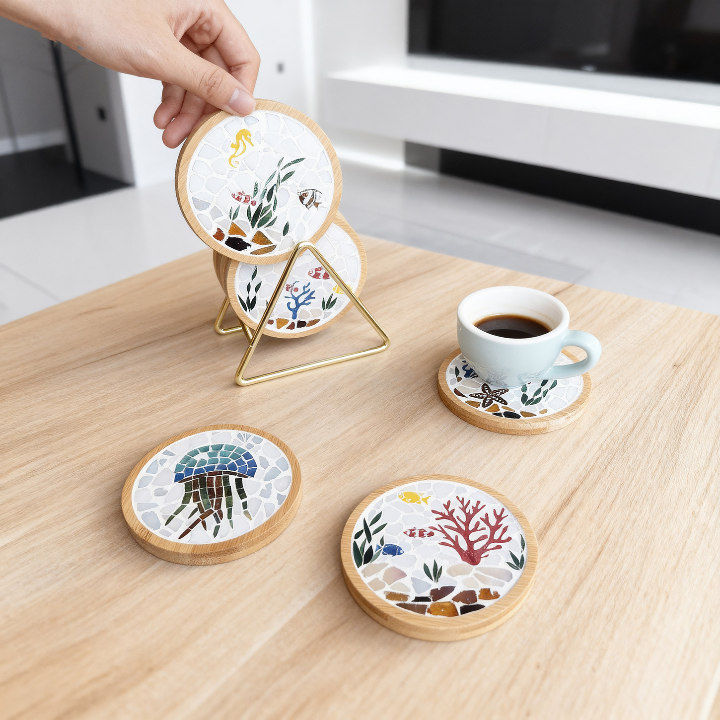 Mosaic Coaster DIY Handmade Ed - Kids Education Kit ulasan dan harga