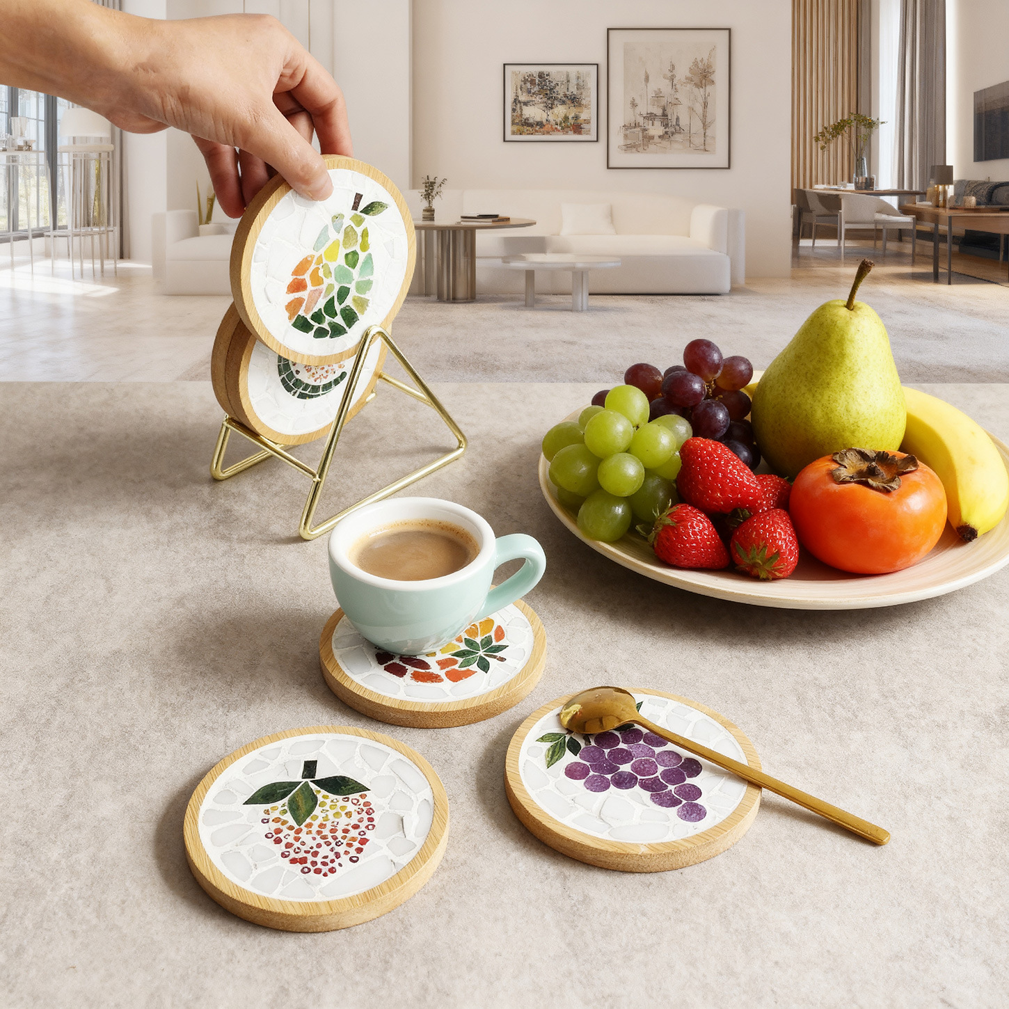 Mosaic Coaster DIY Handmade Ed - Kids Education Kit ulasan dan harga