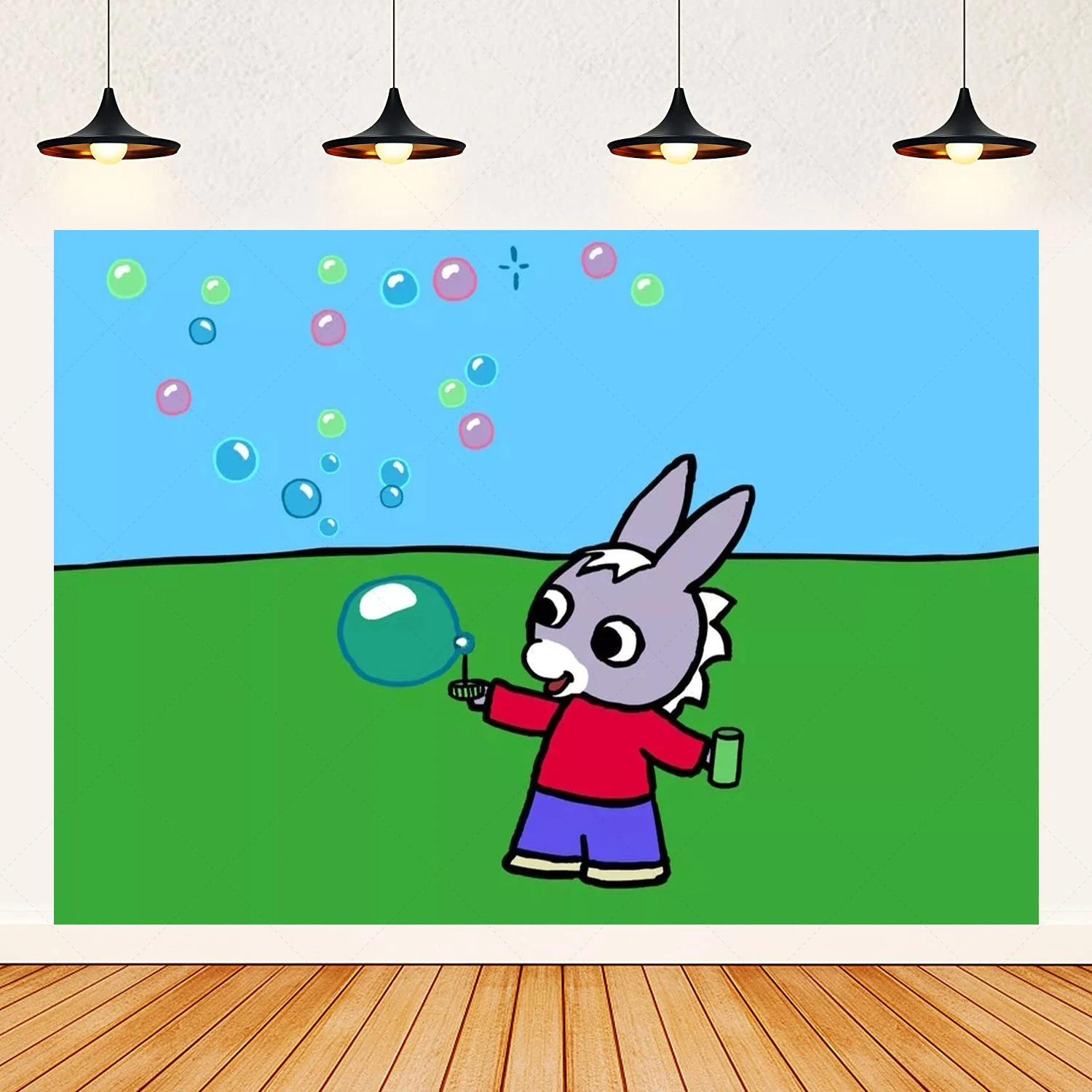 Lane Trotro Anime Photo Backgr - Background For Kids Education ulasan dan harga