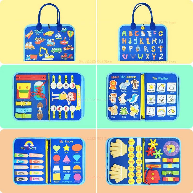 Toddler Busy Board for Montess - Kids Education Content ulasan dan harga