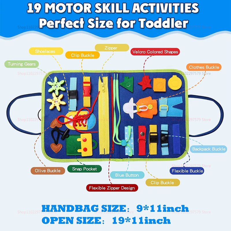 Toddler Busy Board for Montess - Kids Education Content ulasan dan harga